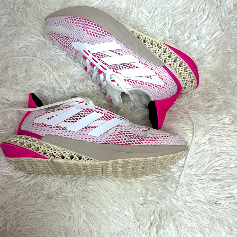 Adidas 4D FRWD Pulse White Pink Q46225 RUNNING 4D SHOES MSRP 169  Womens Sz 9.5